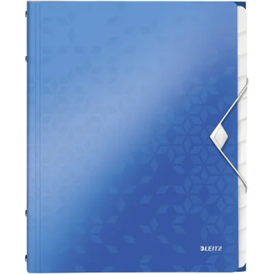 Leitz Ordnungsmappe WOW 46340036 DIN A4 12Fächer PP blau Leitz Ordnungsmappe WOW 46340036 DIN A4 12Fächer PP blau