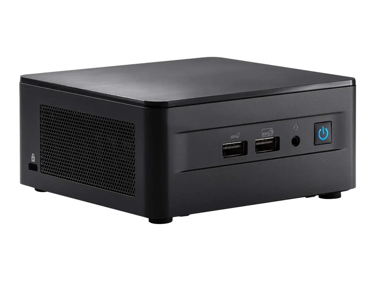 Intel Next Unit of Computing 12 Pro Kit - NUC12WSHi50Z - Barebone - hohes Gehäuse - 1 x Core i5 1250P - RAM 0 GB - Intel Iris Xe Graphics - 1GbE, 2.5GbE, Wi-Fi 6E, Bluetooth 5.2 - WLAN: 802.11a/b/g/n/ac/ax (Wi-Fi 6E) RNUC12WSHI50Z00