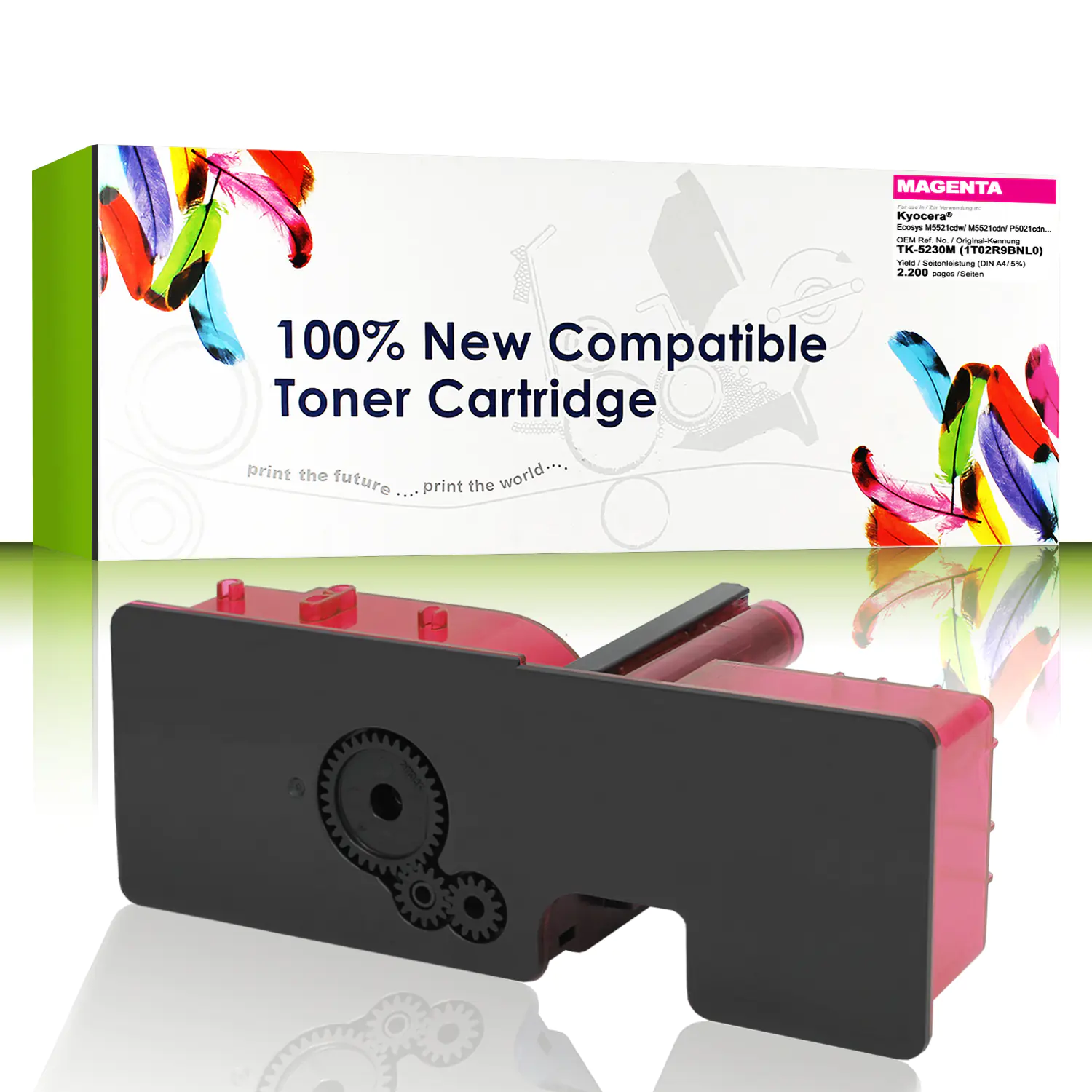 CartridgeWeb Toner kompatibel zu Kyocera/Mita 1T02R9BNL0 TK-5230 M Magenta 2.200 Seiten 1 Stück CartridgeWeb Toner kompatibel zu Kyocera/Mita 1T02R9BNL0 TK-5230 M Magenta 2.200 Seiten 1 Stück