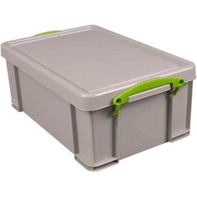 Really Useful Box Aufbewahrungsbox Recycling 39 x 15,5 x 25,5 cm (B x H x T) 9l Polypropylen, 100 % recycelt taubengrau Really Useful Box Aufbewahrungsbox Recycling 39 x 15,5 x 25,5 cm (B x H x T) 9l Polypropylen, 100 % recycelt taubengrau