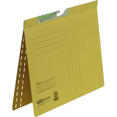 ELBA Pendelhefter 100560094 DIN A4 kaufm. Heftung 250g Karton gelb ELBA Pendelhefter 100560094 DIN A4 kaufm. Heftung 250g Karton gelb