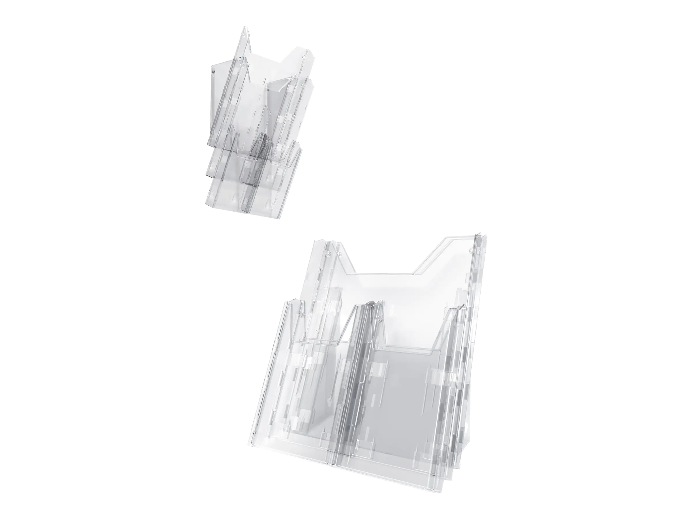 DURABLE Prospekthalter COMBIBOXX 861319 A4+1/3 A4 5Fächer Acryl tr