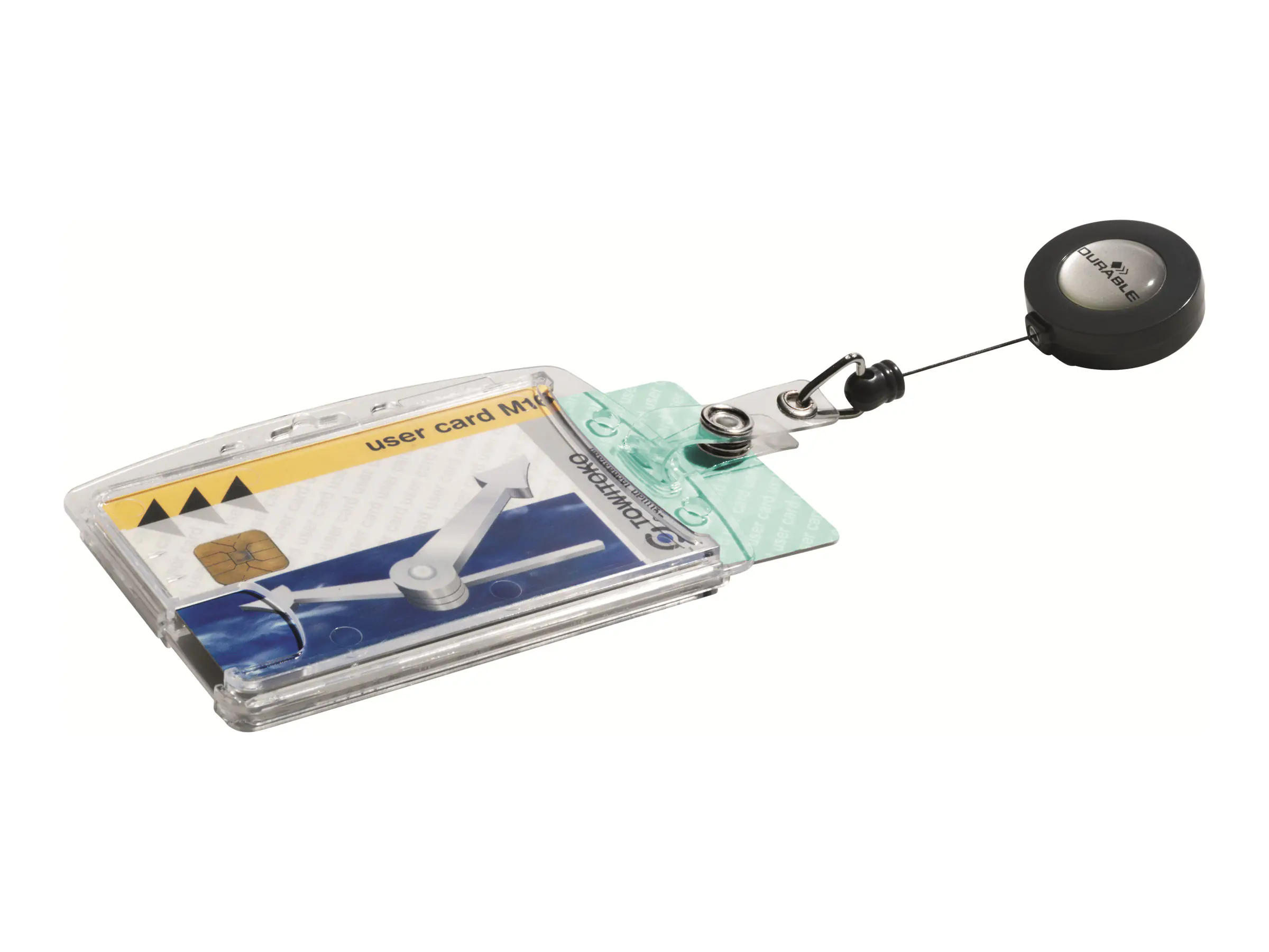 DURABLE Namenschild 822419 85x54mm transparent 10 St./Pack