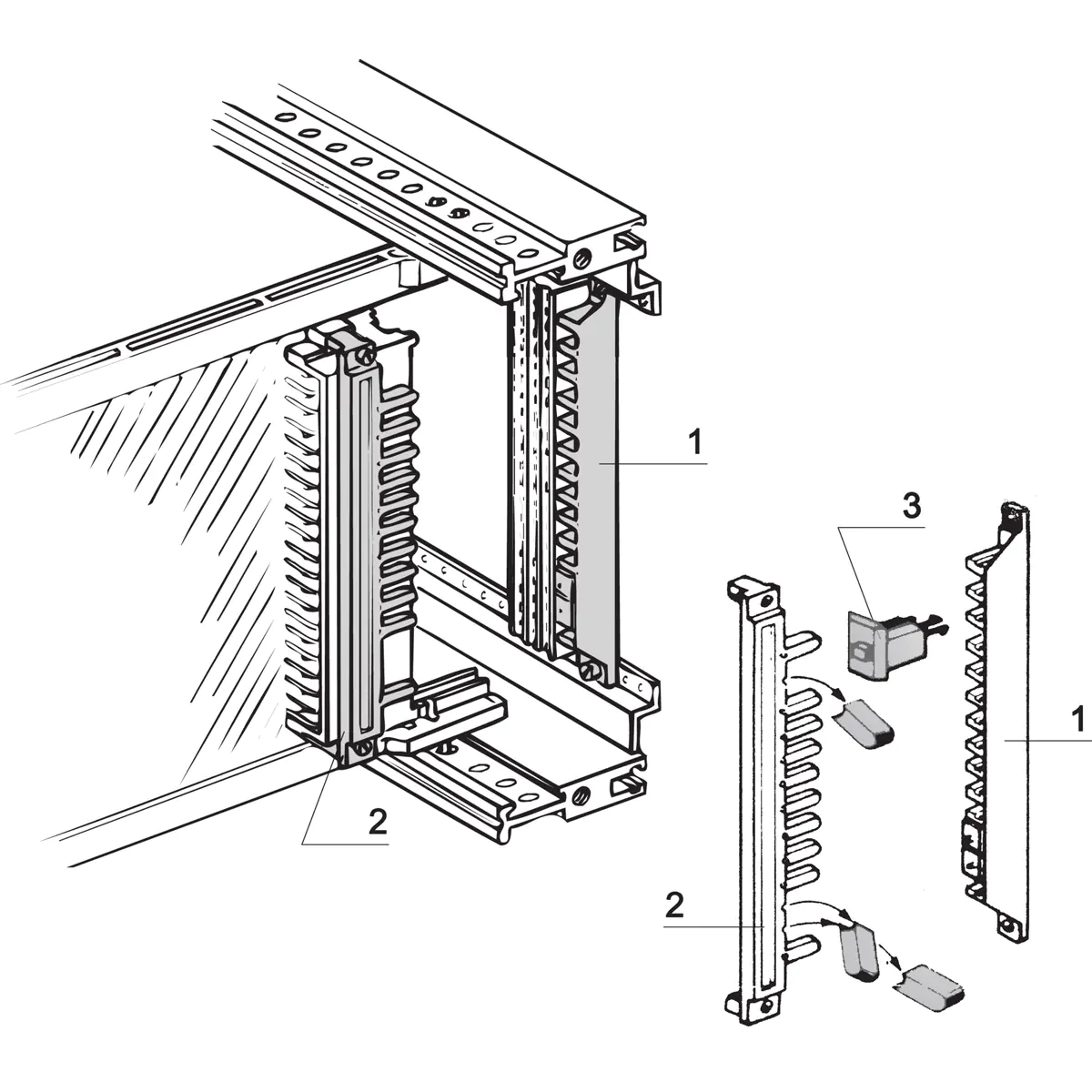 SCHROFF CODIERSTIFTE DIN41612 100STK