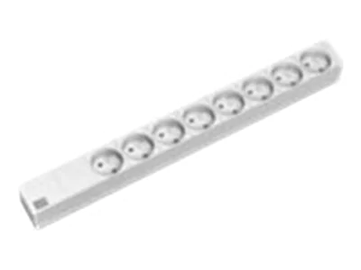 Bachmann - Stromverteilungseinheit (Rack - einbaufähig) - Wechselstrom 230 V - Eingabe, Eingang Klemmleiste - Ausgangsanschlüsse: 8 (French / UTE) - 48.3 cm (19") - Hellgrau, RAL 7035 Bachmann - Stromverteilungseinheit (Rack - einbaufähig) - Wechselstrom 230 V - Eingabe, Eingang Klemmleiste - Ausgangsanschlüsse: 8 (French / UTE) - 48.3 cm (19") - Hellgrau, RAL 7035
