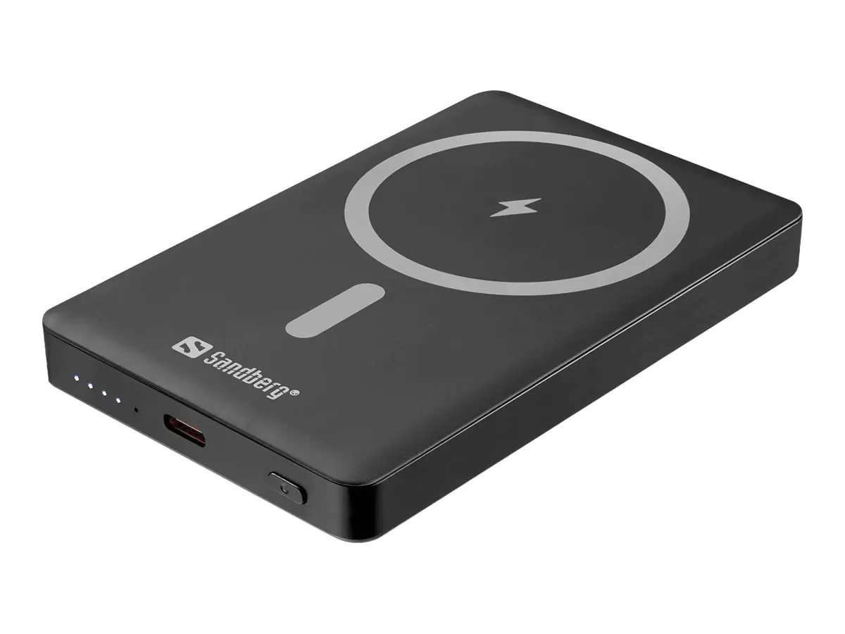 SANDBERG SAVER - Powerbank - magnetisches Laden - 10000 mAh - 20 watt - 3 A - PD (USB-C) 320-97