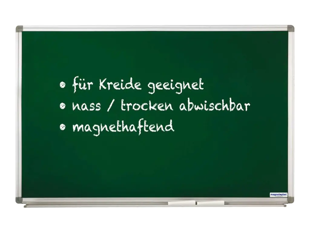 magnetoplan Kreidetafel SP 1240495 120x90cm magnethaftend d.grün