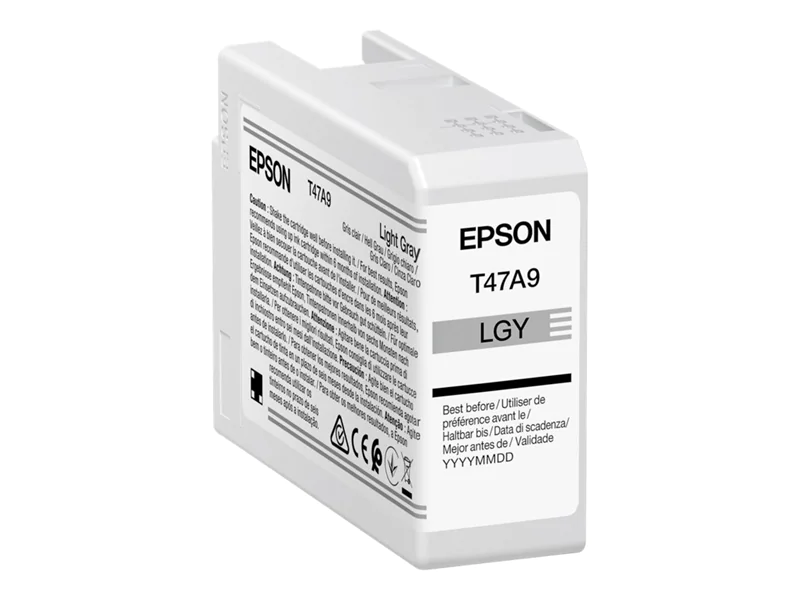 Epson T47A9 - 50 ml - Hellgrau - original - Tintenpatrone - für SureColor SC-P900, SC-P900 Mirage Bundling