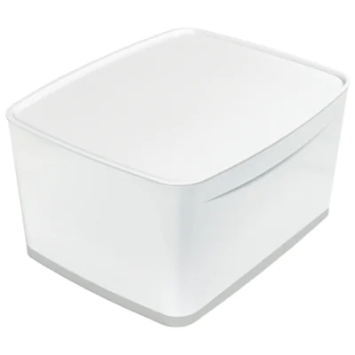 Leitz Aufbewahrungsbox MyBox 52161001 mittel 18l Deckel ws/gr Leitz Aufbewahrungsbox MyBox 52161001 mittel 18l Deckel ws/gr