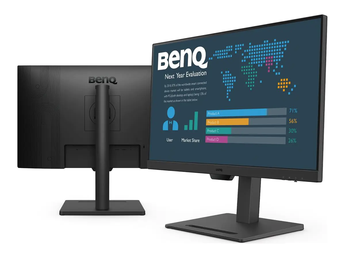 BenQ BL2790T - Business - LED-Monitor - 68.6 cm (27") - 1920 x 1080 Full HD (1080p) @ 100 Hz - IPS - 250 cd/m² - 1300:1 - 5 ms - 2xHDMI, DisplayPort - Lautsprecher