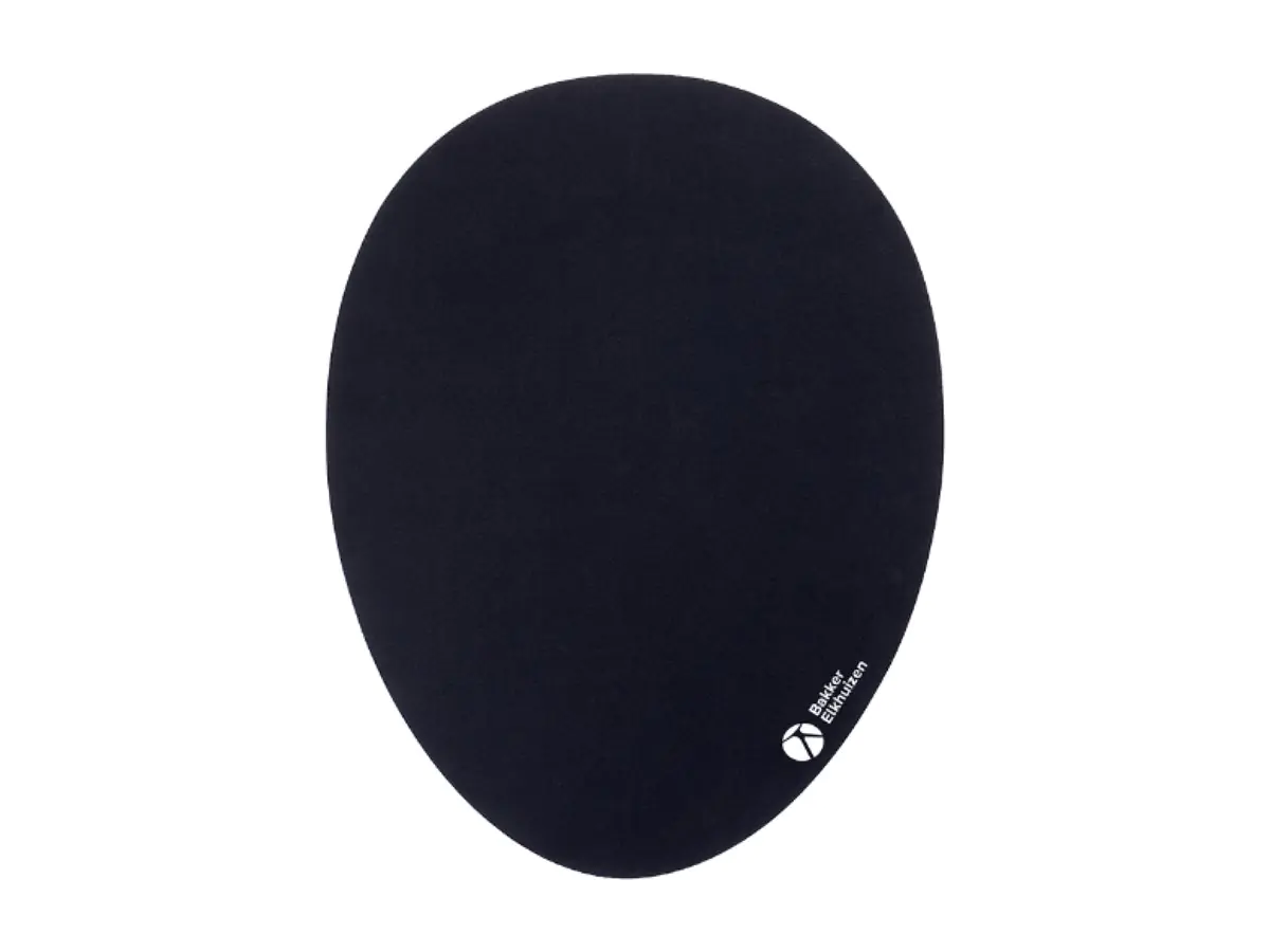 BakkerElkhuizen Mausepad Egg Ergo BNEEMP Gummi schwarz