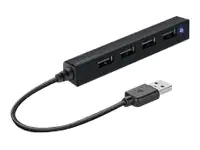 SPEEDLINK SNAPPY SLIM - Hub - 4 x USB 2.0 - Desktop SPEEDLINK SNAPPY SLIM - Hub - 4 x USB 2.0 - Desktop