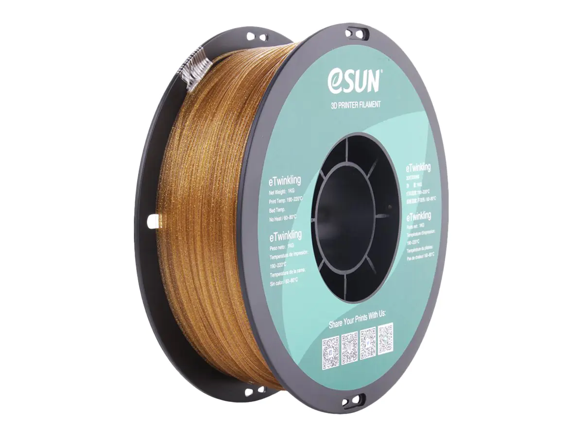 Esun Gold - 1 kg - eTwinkling-PLA filament (3D) Esun Gold - 1 kg - eTwinkling-PLA filament (3D)