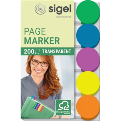 SIGEL Haftmarker Film HN301 12x50mm gn,bl,pi,ge,or 200Bl/Pack SIGEL Haftmarker Film HN301 12x50mm gn,bl,pi,ge,or 200Bl/Pack