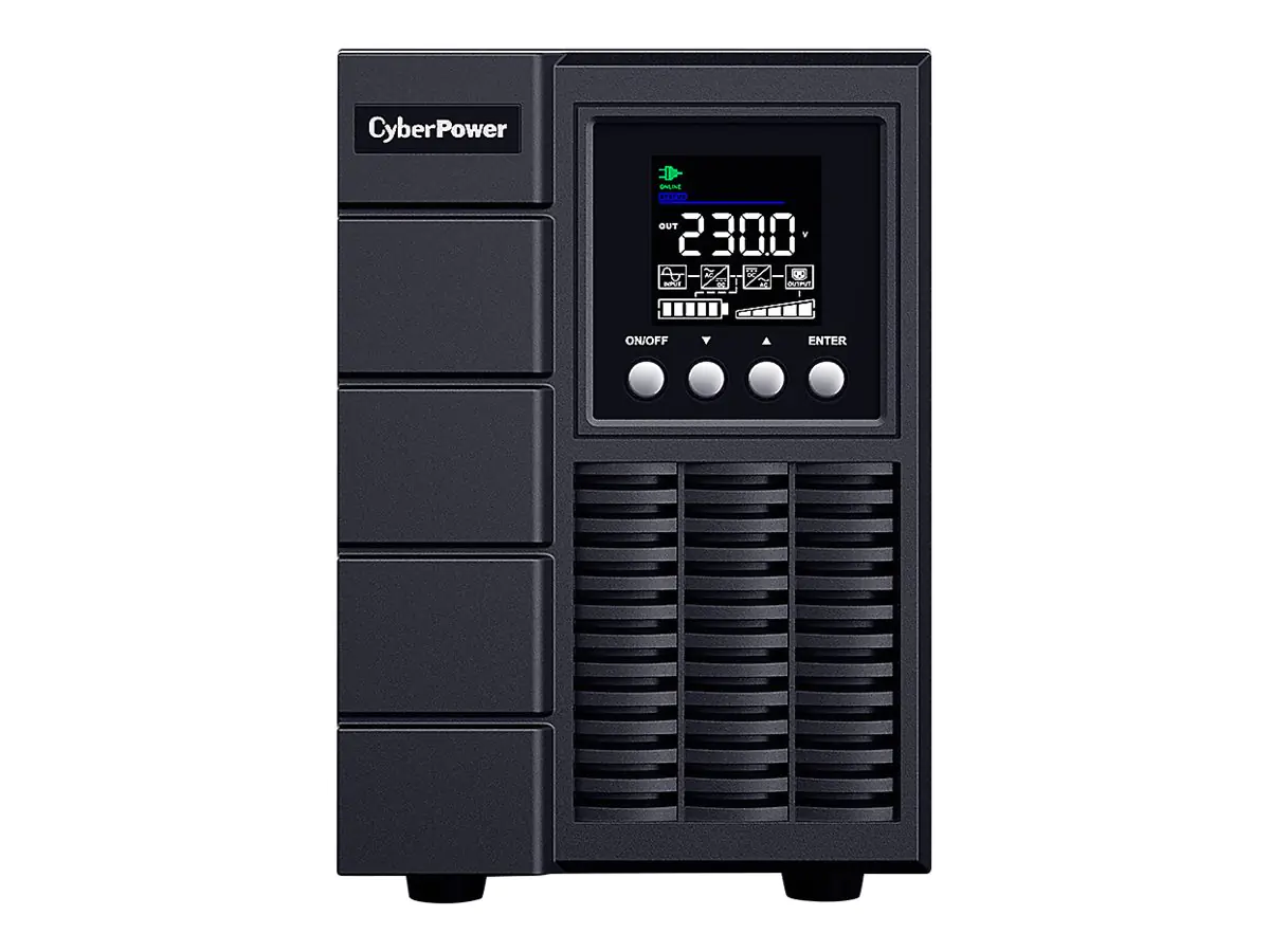 CyberPower Online S Series OLS2000EA - USV - Wechselstrom 230 V - 1800 Watt - 2000 VA - 1-phasig - RS-232, USB - Ausgangsanschlüsse: 4 - aktive PFC - Schwarz