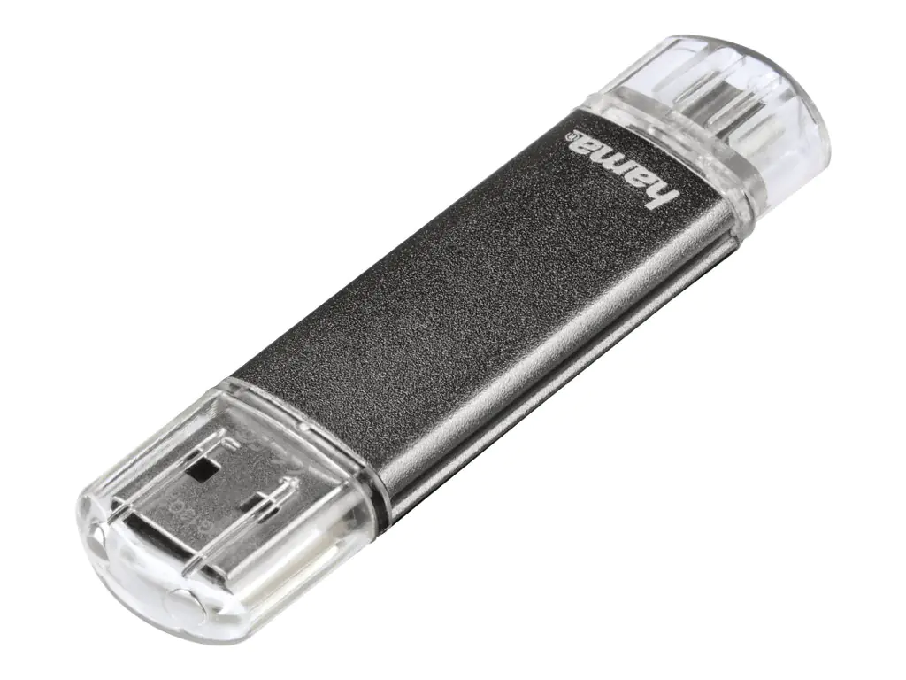 Hama FlashPen "Laeta Twin" - USB-Flash-Laufwerk - 32 GB - USB 3.0 / micro USB - Schwarz