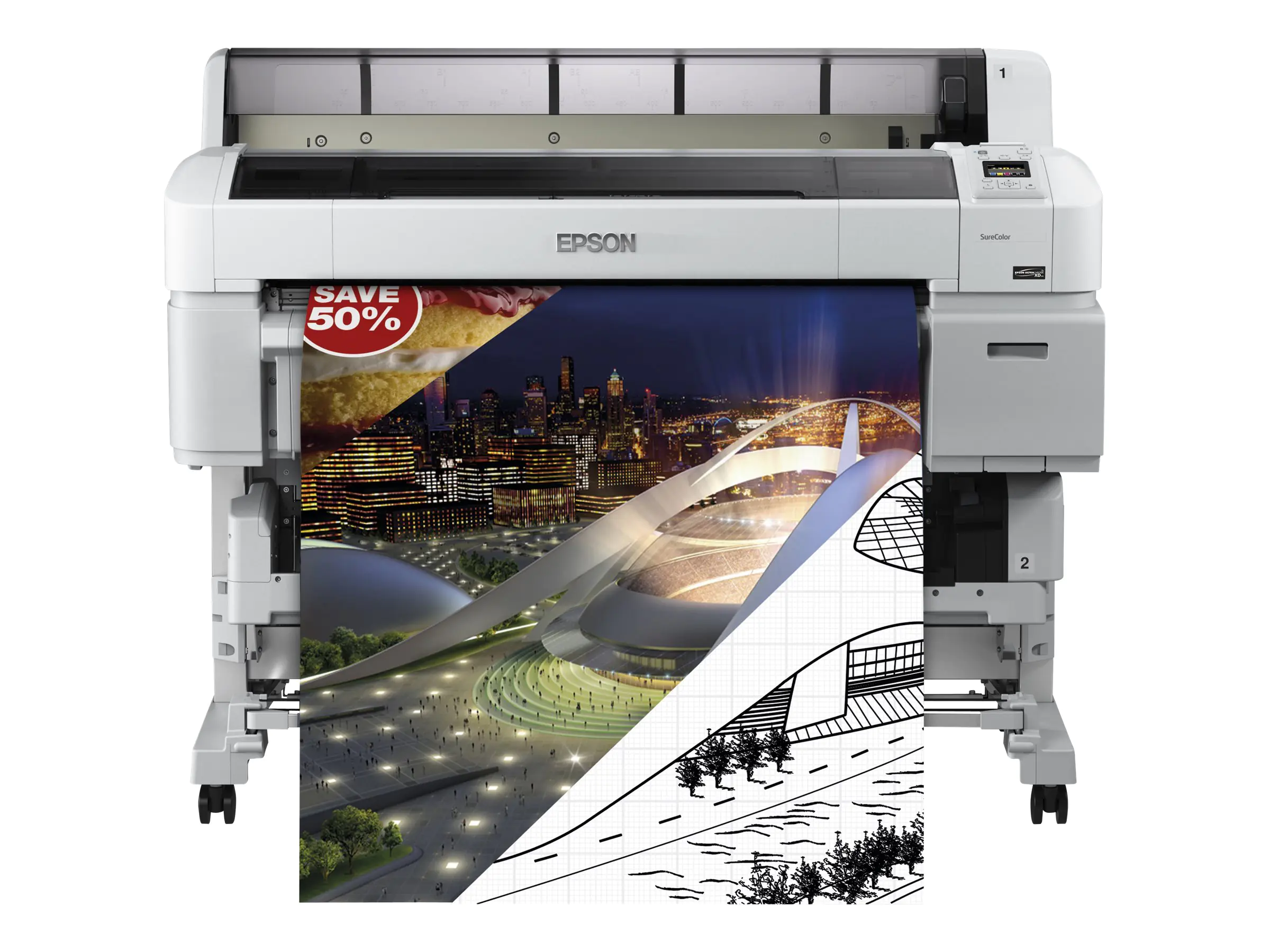 Epson SureColor SC-T5200 Tintenstrahl Farbe