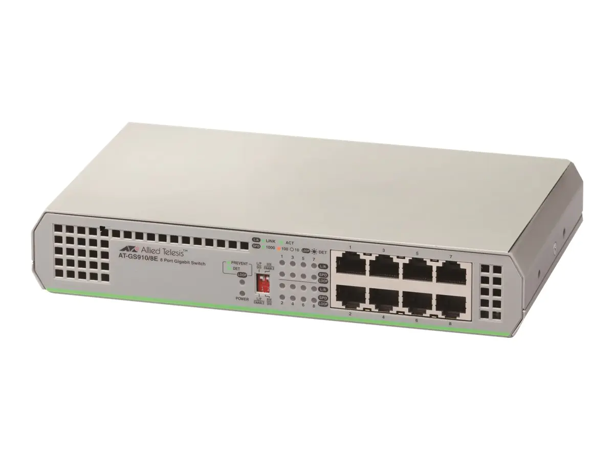 Allied Telesis CentreCOM AT-GS910/8E - Switch AT-GS910/8E-30