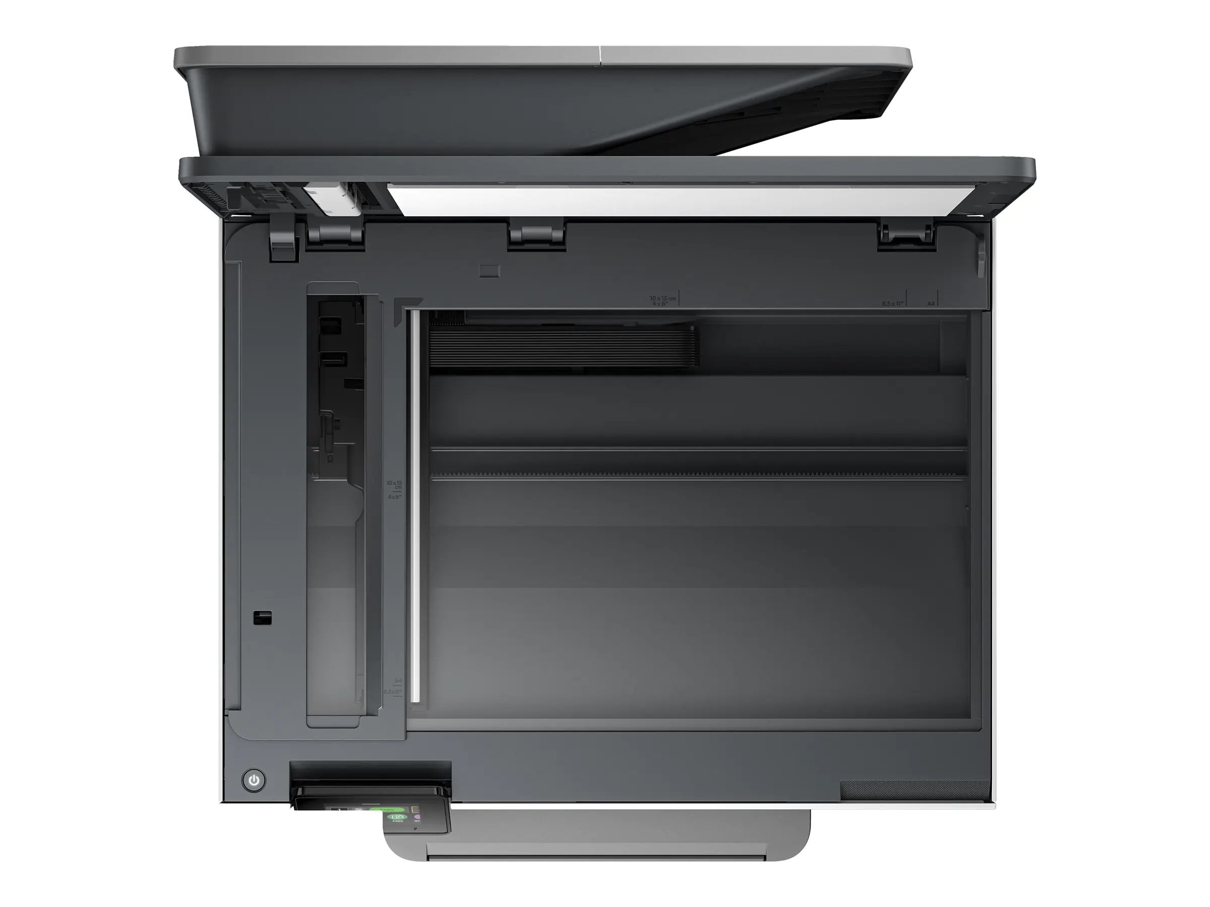 HP Officejet Pro 9120b All-in-One - Multifunktionsdrucker - Farbe - Tintenstrahl - Legal (216 x 356 mm) (Original) - A4/Legal (Medien) - bis zu 19 Seiten/Min. (Kopieren) - bis zu 20 Seiten/Min. (Drucken) - 250 Blatt - 33.6 Kbps - USB 2.0, LAN, Wi-Fi(n), U