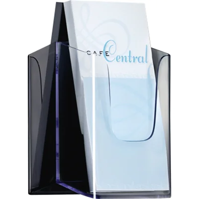 SIGEL Wandprospekthalter LH117 für DIN lang 1Fach Acryl glasklar