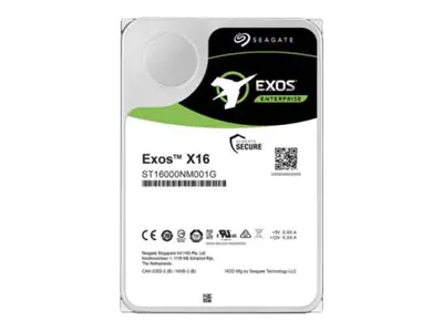 Seagate Exos X16 ST12000NM001G - Festplatte - 12 TB - intern - SATA 6Gb/s - 7200 rpm - Puffer: 256 MB