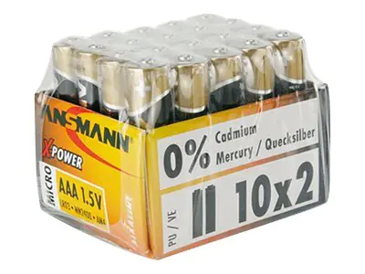 ANSMANN X-POWER Micro AAA - Batterie 2 x AAA - Alkalisch ANSMANN X-POWER Micro AAA - Batterie 2 x AAA - Alkalisch