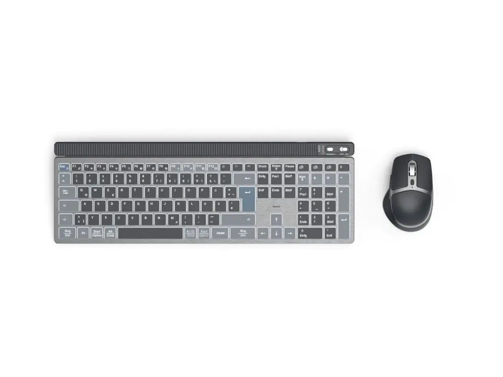 Hama WKM-750 - Tastatur-und-Maus-Set - Mehrgeräte 00173069