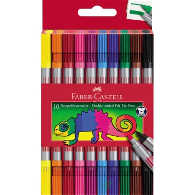 Faber-Castell Doppelfasermaler 151110 sortiert 10 St./Pack. Faber-Castell Doppelfasermaler 151110 sortiert 10 St./Pack.
