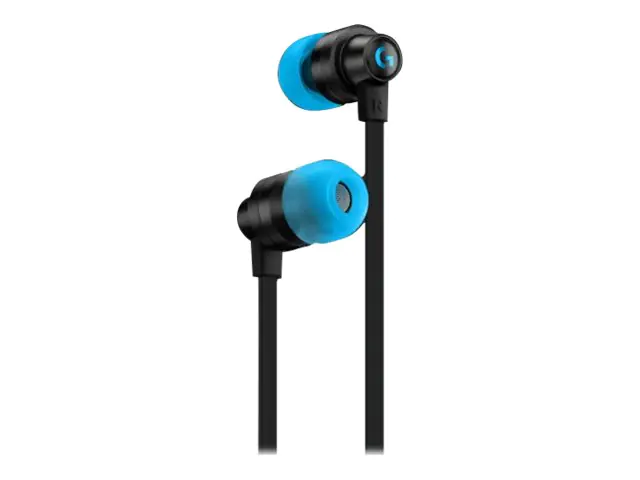 Logitech G G333 - Ohrhörer mit Mikrofon - im Ohr - kabelgebunden - 3,5 mm Stecker - Schwarz - für Oculus Quest 2 (256 GB), Quest 2 (64 GB)