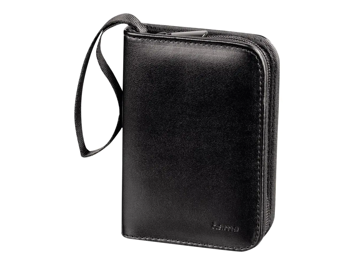 Hama Memory Card Case - Memory-Etui - Kapazität: 18 SD/MMC-Karten - Schwarz
