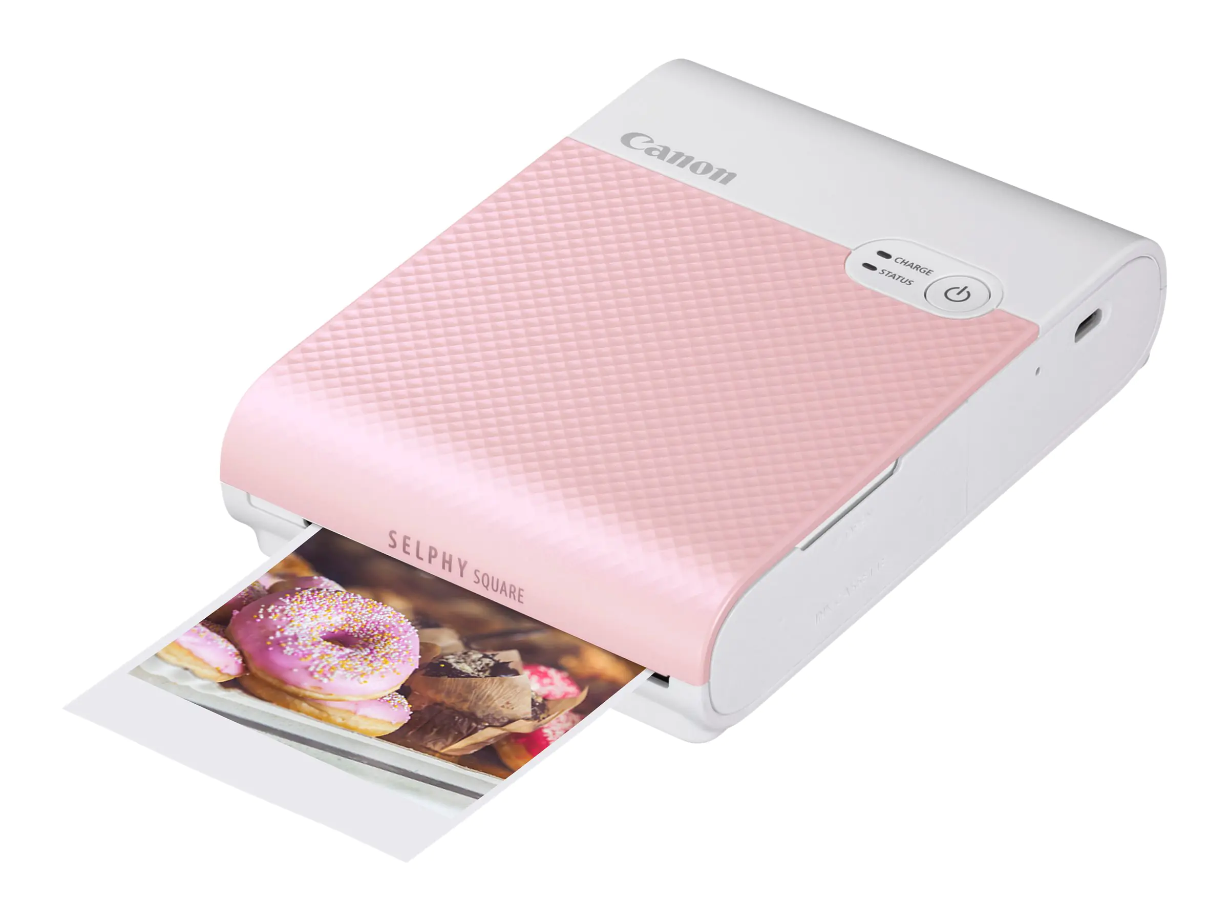 Canon SELPHY Square QX10 - Drucker - Farbe - Thermosublimation - 72 x 85 mm bis zu 0.7 Min./Seite (Farbe) - Wi-Fi - pink