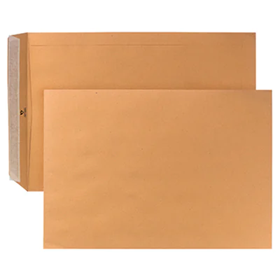 POSTHORN Versandtasche DIN E4 280 x 400 mm (B x H) ohne Fenster 150g/m² mit Haftklebung Papier braun 250 St./Pack.