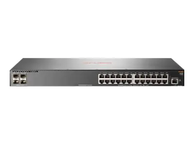 HPE Aruba 2930F 24G 4SFP+ - Switch - L3 - managed - 24 x 10/100/1000 + 4 x 1 Gigabit/10 Gigabit SFP+ (Uplink) - an Rack montierbar