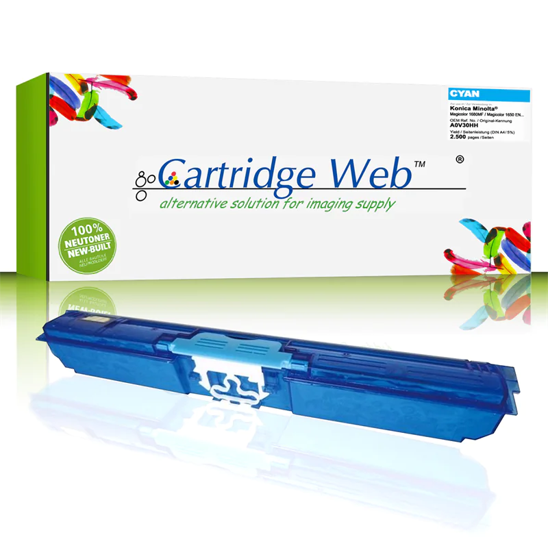 CartridgeWeb Toner kompatibel zu Konica Minolta A0V30HH Cyan 2.500 Seiten 1 Stück