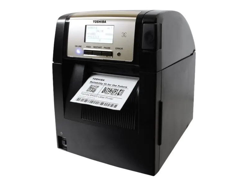 Toshiba TEC BA420T-TS12-QM-S - Etikettendrucker - Thermotransfer - Rolle (11,4 cm) - 300 dpi - bis zu 203.2 mm/Sek. - USB 2.0, LAN, NFC, Bluetooth 2.1 EDR