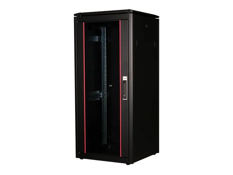 Equip Dynamic Flex Line - Schrank Netzwerkschrank - 600x600 mm, mit Glastür, abnehmbare und