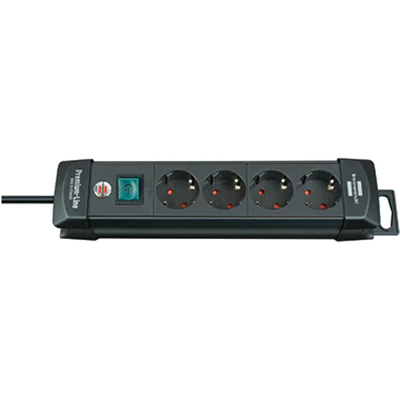 brennenstuhl Steckdosenleiste Premium-Line 1951140100 4fach sw brennenstuhl Steckdosenleiste Premium-Line 1951140100 4fach sw