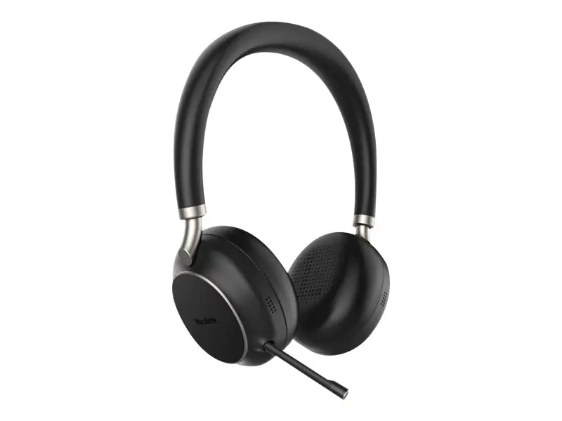 Yealink BH76 - Headset - On-Ear - Bluetooth - kabellos - aktive Rauschunterdrückung - Adapter USB-C via Bluetooth - Schwarz - optimiert für UC