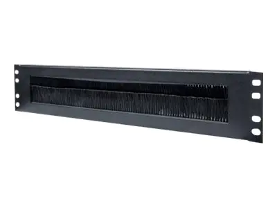 Intellinet 19" Kabeldurchführung, 2 HE, mit Bürstenleiste, schwarz - Rack-Blende mit Bürste für Kabeldurchführung - Schwarz, RAL 9005 - 2U - 48.3 cm (19") Intellinet 19" Kabeldurchführung, 2 HE, mit Bürstenleiste, schwarz - Rack-Blende mit Bürste für Kabeldurchführung - Schwarz, RAL 9005 - 2U - 48.3 cm (19")