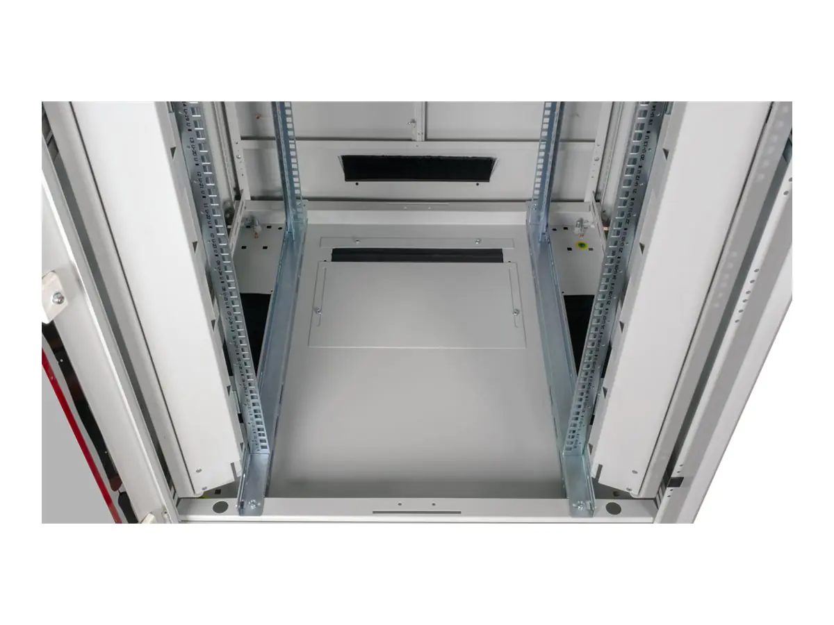 ROLINE 19 Zoll Netzwerkschrank Pro 32 HE 800x800 BxT Glastür grau