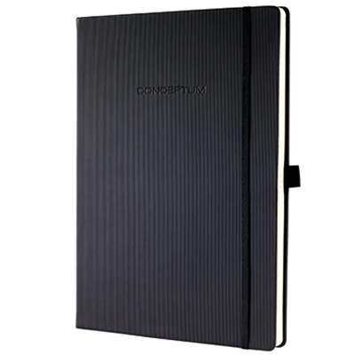 SIGEL Notizbuch Conceptum CO116 DIN A4+ Hardcover 194S. liniert sw SIGEL Notizbuch Conceptum CO116 DIN A4+ Hardcover 194S. liniert sw