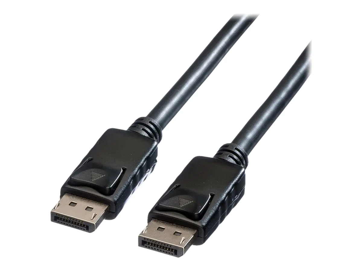 Roline - DisplayPort-Kabel - DisplayPort (M) eingerastet zu DisplayPort (M) eingerastet - DisplayPort 1.2 - 3 m - 4K Unterstützung - Schwarz Roline - DisplayPort-Kabel - DisplayPort (M) eingerastet zu DisplayPort (M) eingerastet - DisplayPort 1.2 - 3 m - 4K Unterstützung - Schwarz