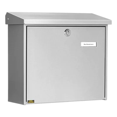 BURG-WÄCHTER Briefkasten Comfort 913 38 x 34 x 14,8 cm (B x H x T) Stahlblech silber, pulverbeschichtet BURG-WÄCHTER Briefkasten Comfort 913 38 x 34 x 14,8 cm (B x H x T) Stahlblech silber, pulverbeschichtet