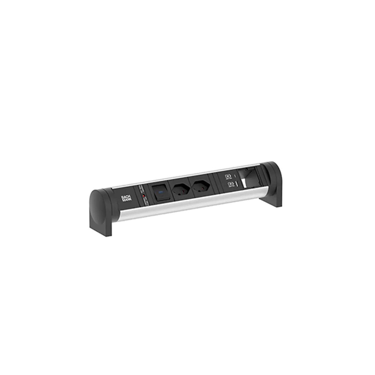 Bachmann CYCLE Desk 2xCH 1xSchalter 1xCM 1xUSB A/C 22W - Zubehör Stromversorgung 708.012