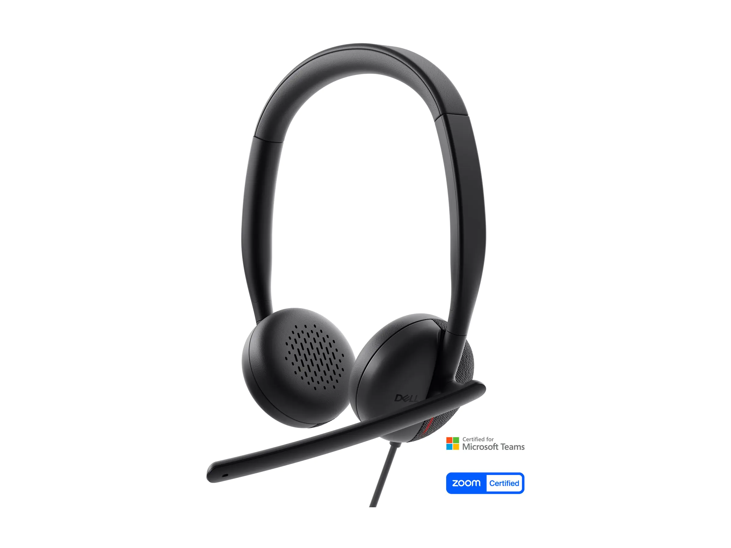 Dell Wired Headset WH3024 - Headset - On-Ear - kabelgebunden - USB-C - Zertifiziert für Microsoft Teams, Zoom Certified