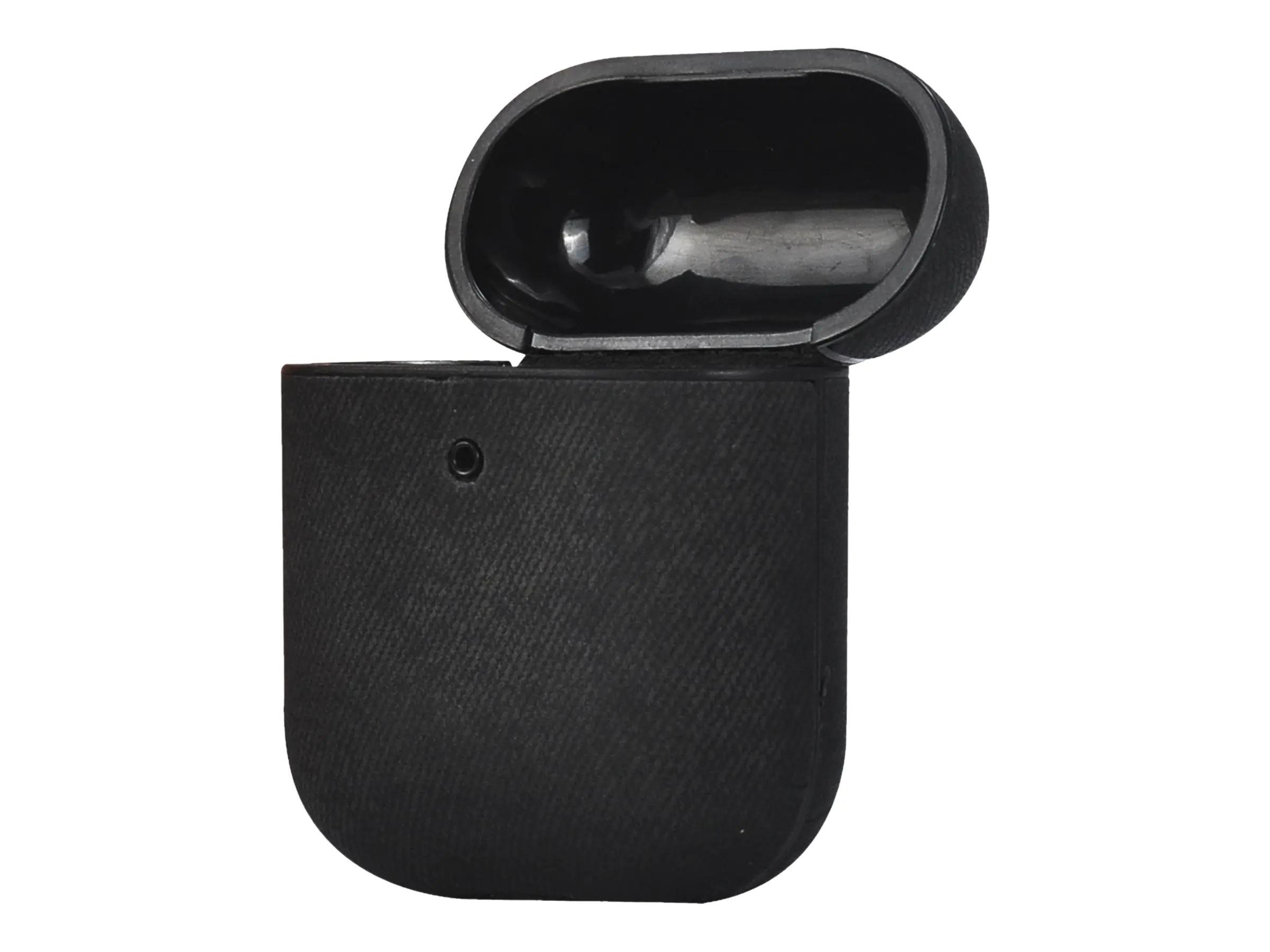 TERRATEC Air Box - Tasche für Kopfhöhrer - Polycarbonat - schwarzer Stoff - für Apple AirPods (1. Generation, 2. Generation)