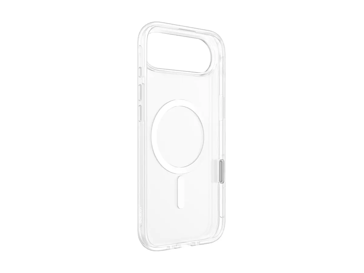 Belkin SheerForce Clear Series - Hintere Abdeckung für Mobiltelefon - MagSafe-Kompatibilität - aus recycelten Materialien hergestellt - klar - für Apple iPhone Air