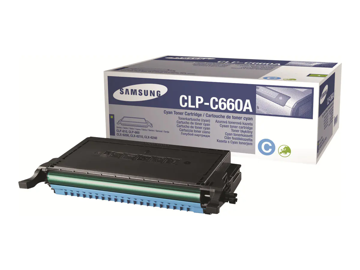 Samsung CLP-C660A - Cyan - original - Tonerpatrone CLP-C660A/ELS