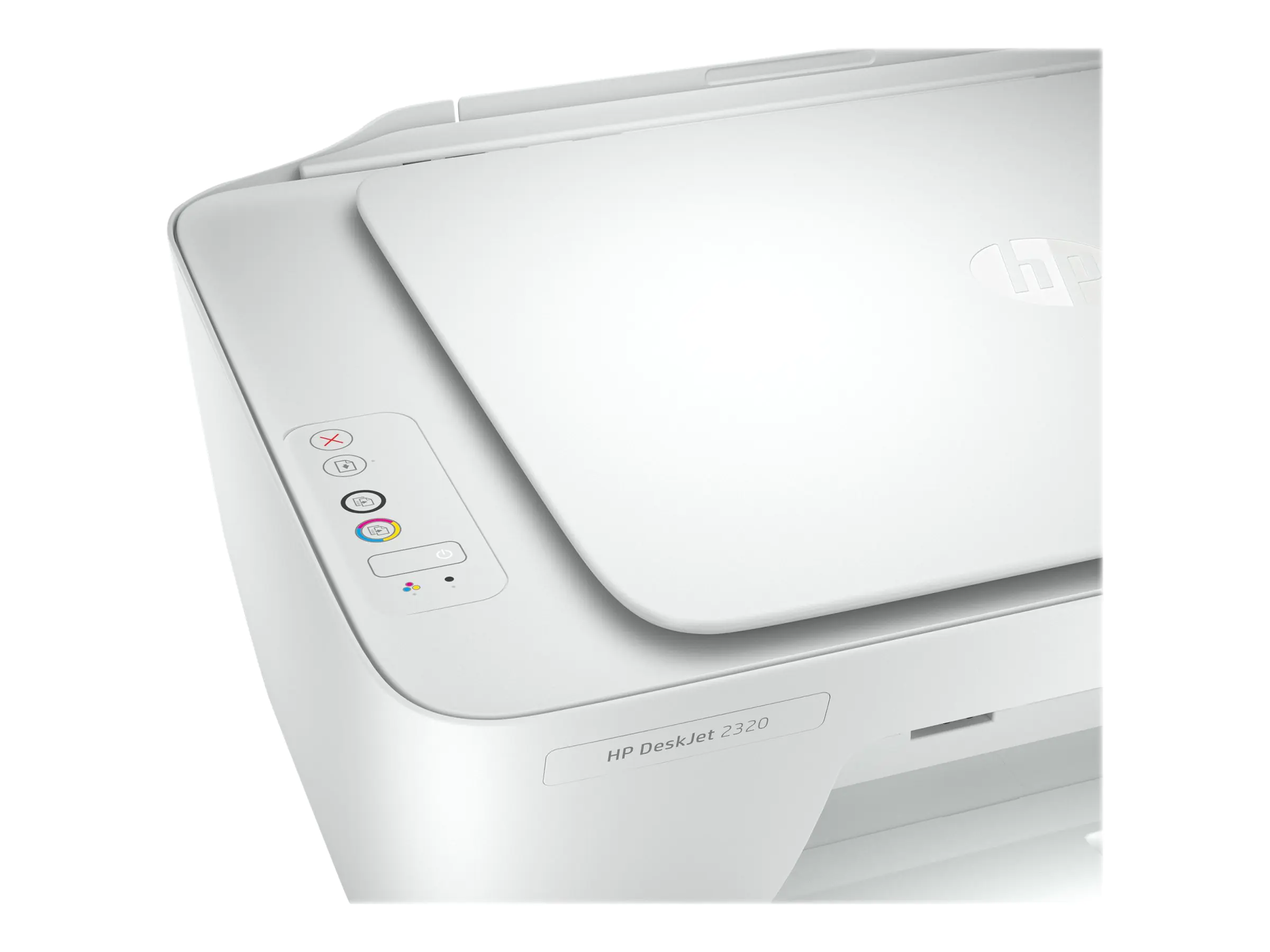 HP Deskjet 2320 All-in-One - Multifunktionsdrucker - Farbe - Tintenstrahl - 216 x 297 mm (Original) - A4 (Medien) - bis zu 6 Seiten/Min. (Kopieren) - bis zu 7.5 Seiten/Min. (Drucken) - 60 Blatt - USB 2.0 - weiß