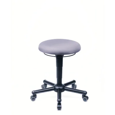 meychair Sitzhocker Assistant Pro A19 XXL Rundsitz grau Farbe des Fußkreuzes: schwarz meychair Sitzhocker Assistant Pro A19 XXL Rundsitz grau Farbe des Fußkreuzes: schwarz
